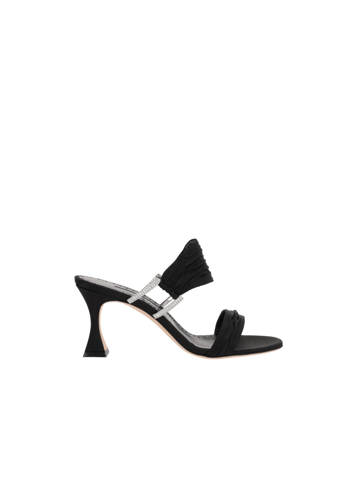 Chinap Satin Mule Sandals-MANOLO BLAHNIK-JOHN JULIA