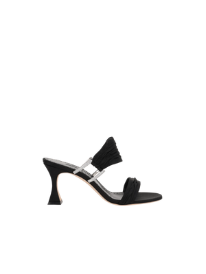 Chinap Satin Mule Sandals-MANOLO BLAHNIK-JOHN JULIA