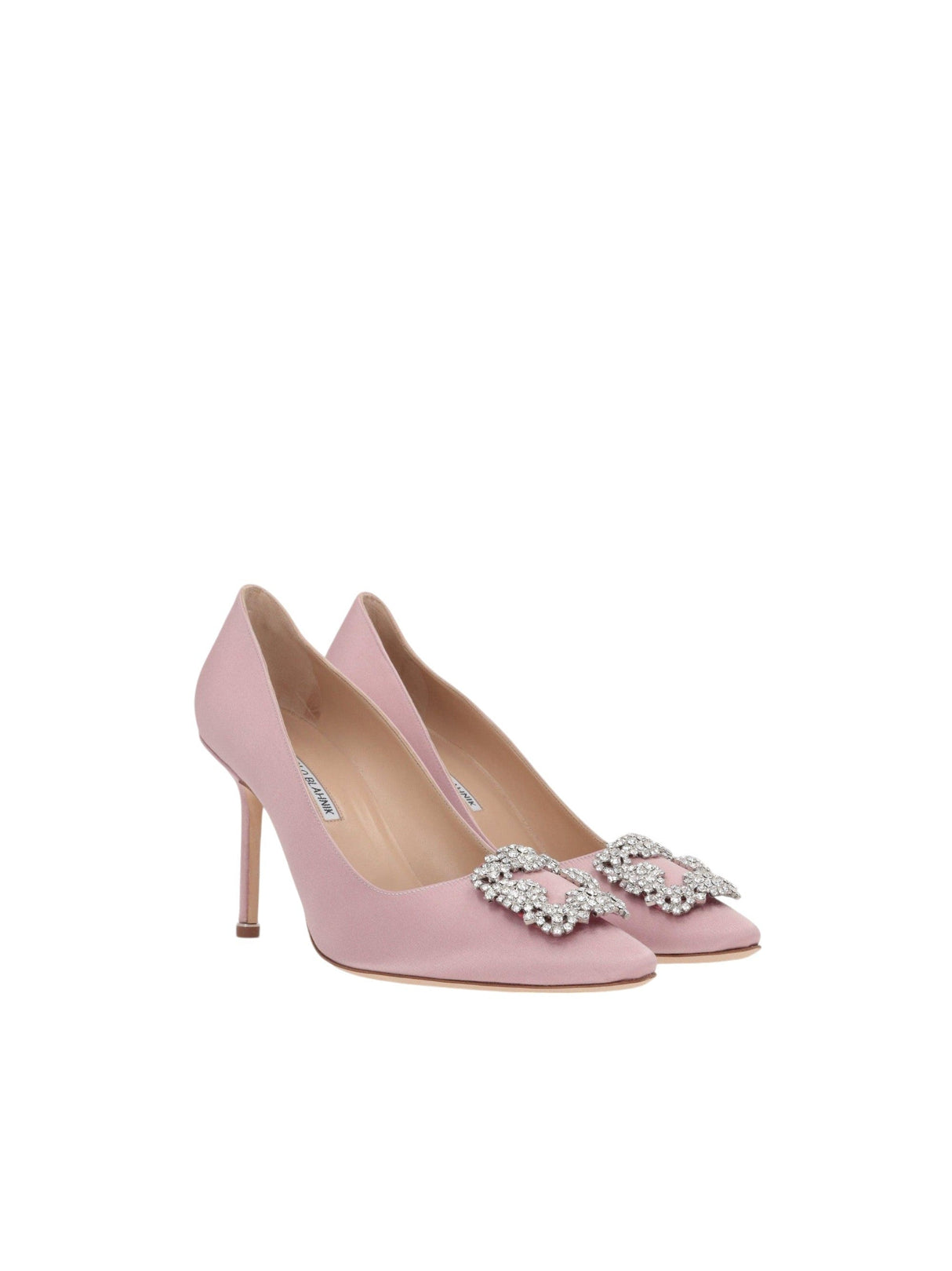 Hangisi Satin Pumps-MANOLO BLAHNIK-JOHN JULIA