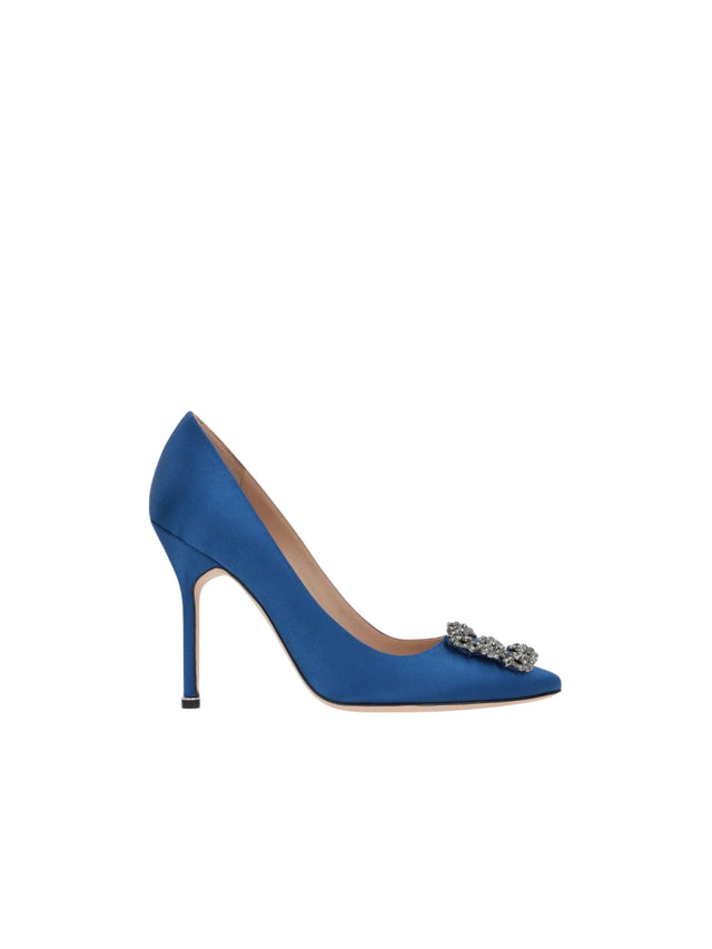 Hangisi Satin Pumps-MANOLO BLAHNIK-JOHN JULIA