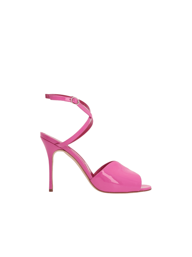 Hourani Patent Leather Sandals-MANOLO BLAHNIK-JOHN JULIA