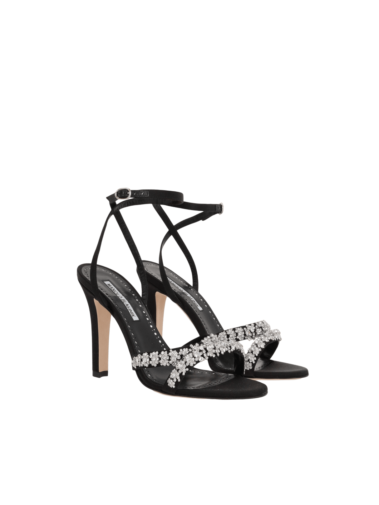 Vedada Satin Sandals-MANOLO BLAHNIK-JOHN JULIA