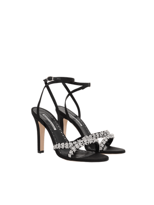 Vedada Satin Sandals-MANOLO BLAHNIK-JOHN JULIA