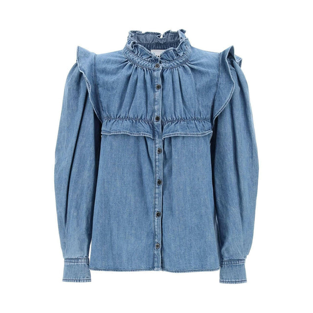 Blue Idety Denim Shirt MARANT ETOILE JOHN JULIA.