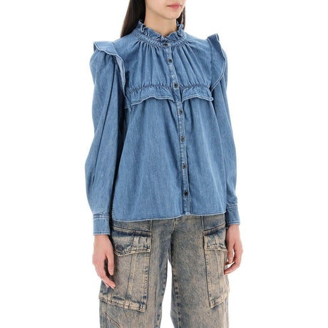 Blue Idety Denim Shirt MARANT ETOILE JOHN JULIA.