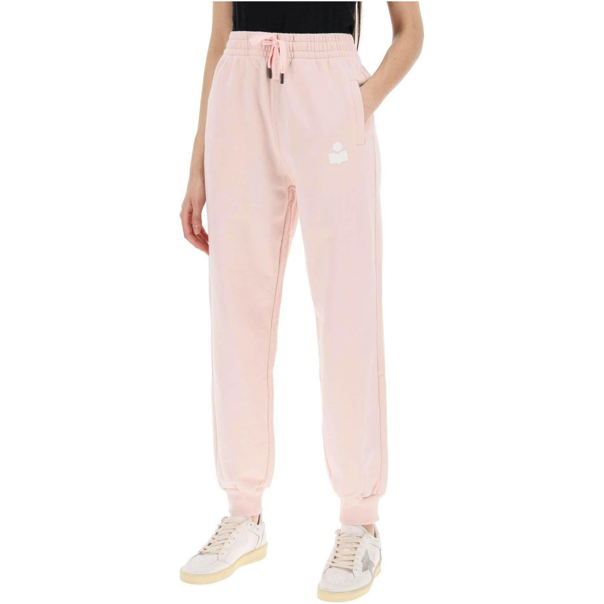 Pearl Rose Etoile Malona Cotton-Blend Sweatpants MARANT ETOILE JOHN JULIA.