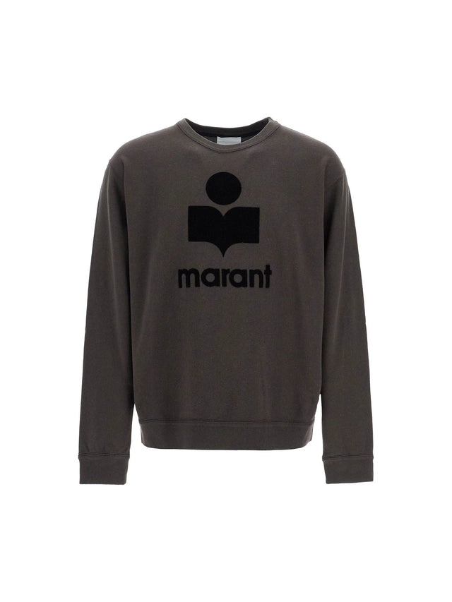 MARANT-Mikoy Flocked Logo Sweatshirt-JOHN JULIA