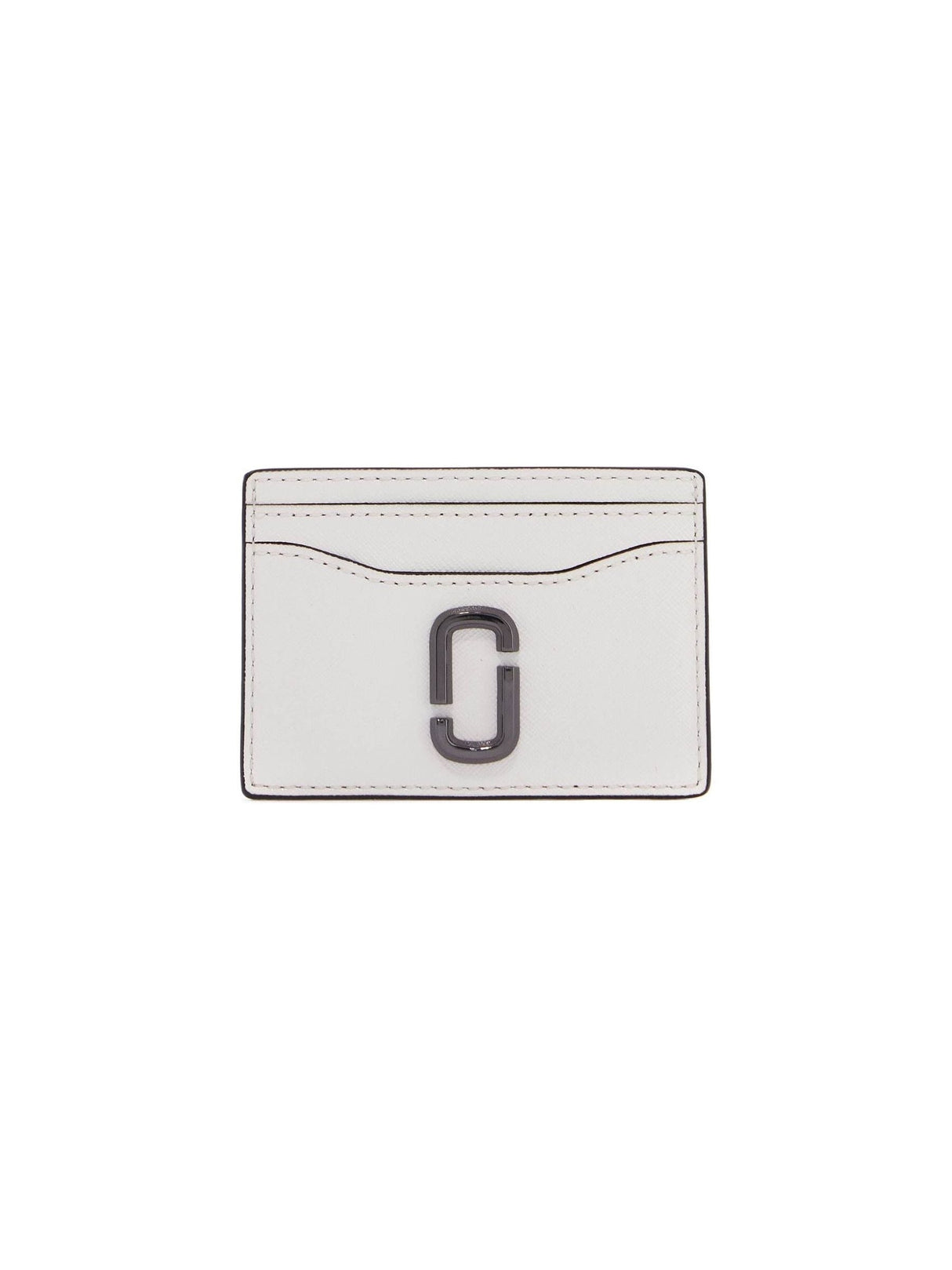 Color Block Saffiano Leather Card Holder