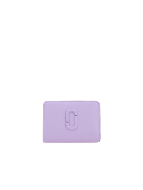 Covered J Marc Mini Compact Wallet-MARC JACOBS-JOHN JULIA