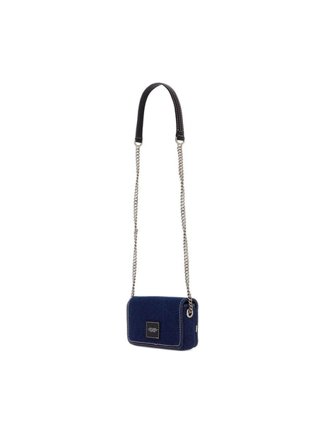 Denim Chain Mini Bag - OS - Woman > Bags > Mini bags