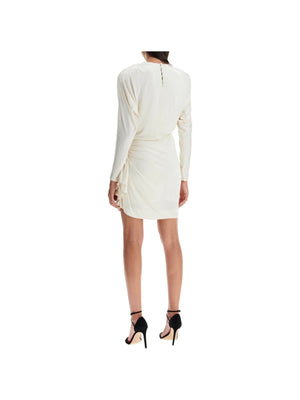 Draped Viscose Mini Dress - Women > Clothing > Dresses > Mini