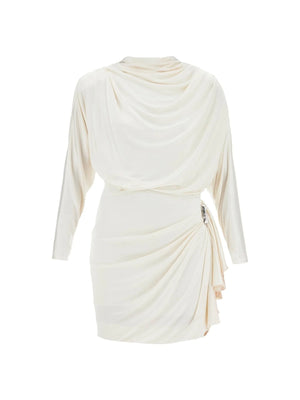 Draped Viscose Mini Dress - XXXS - Women > Clothing > Dresses > Mini