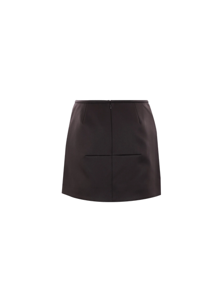 Duchesse Satin Mini Skirt-MARC JACOBS-JOHN JULIA