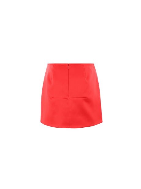 Duchesse Satin Mini Skirt-MARC JACOBS-JOHN JULIA