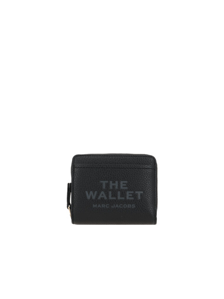 Leather Mini Compact Wallet-MARC JACOBS-JOHN JULIA