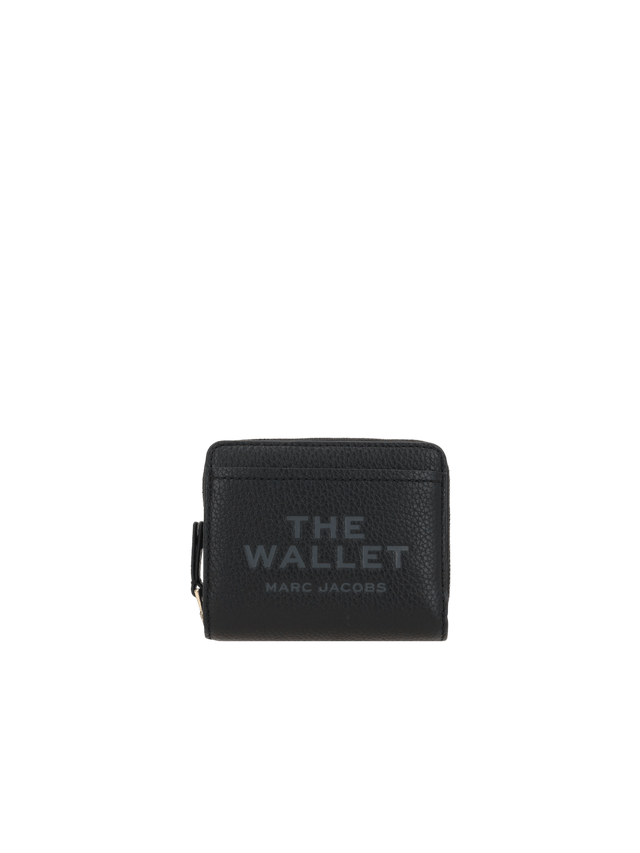 Leather Mini Compact Wallet-MARC JACOBS-JOHN JULIA