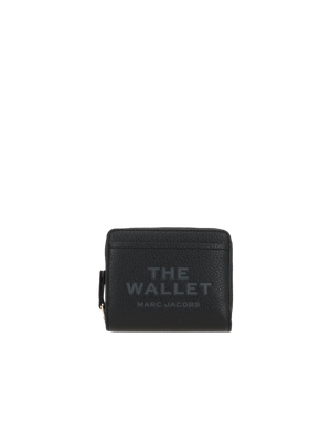 Leather Mini Compact Wallet-MARC JACOBS-JOHN JULIA