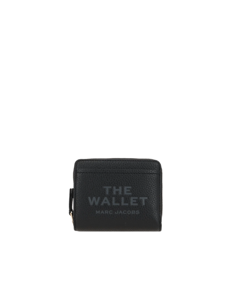 Leather Mini Compact Wallet-MARC JACOBS-JOHN JULIA