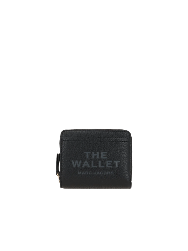 Leather Mini Compact Wallet-MARC JACOBS-JOHN JULIA