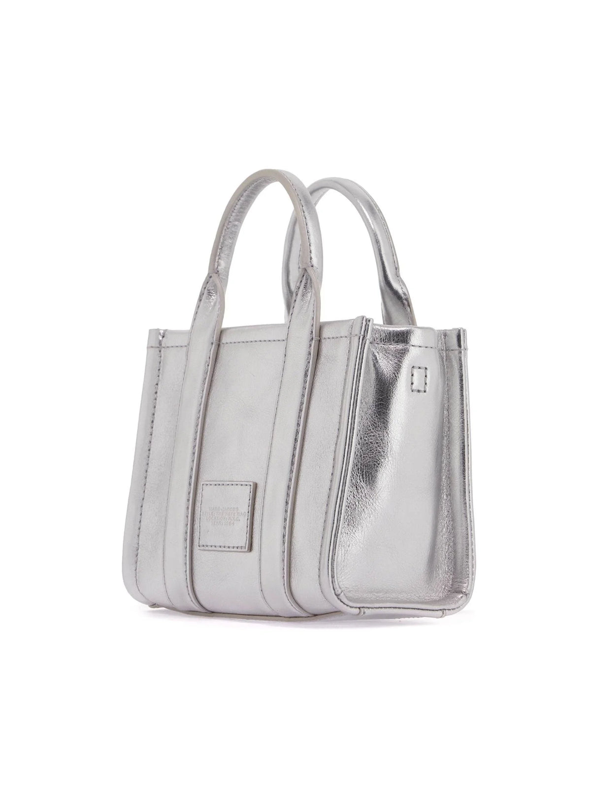 Metallic Leather Crossbody Tote Bag - OS - Woman > Bags > Mini bags