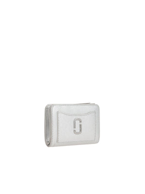 MARC JACOBS-Metallic Utility Snapshot Compact Wallet-JOHN JULIA