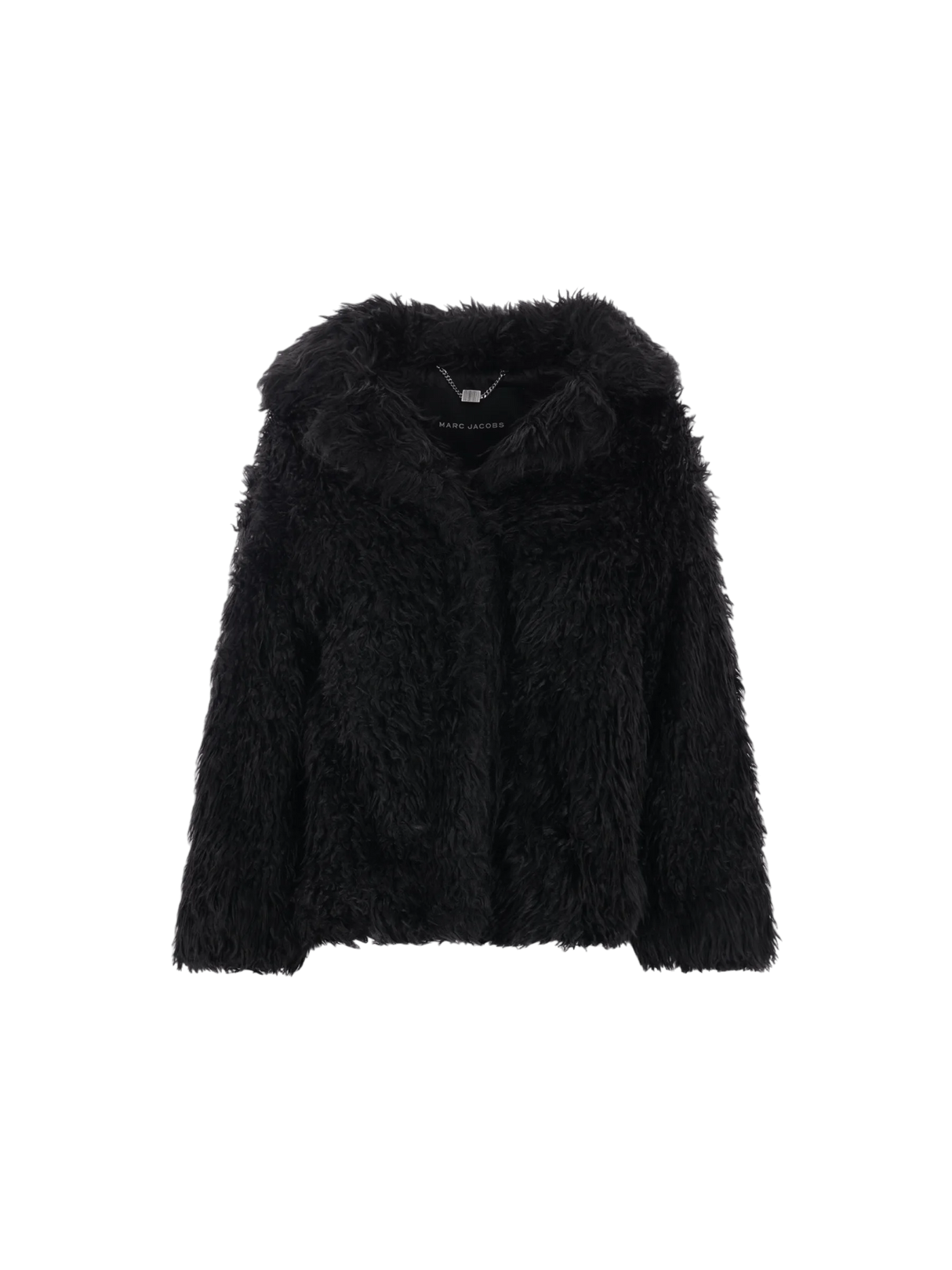 Shaggy Cropped Faux Fur Jacket-MARC JACOBS-JOHN JULIA