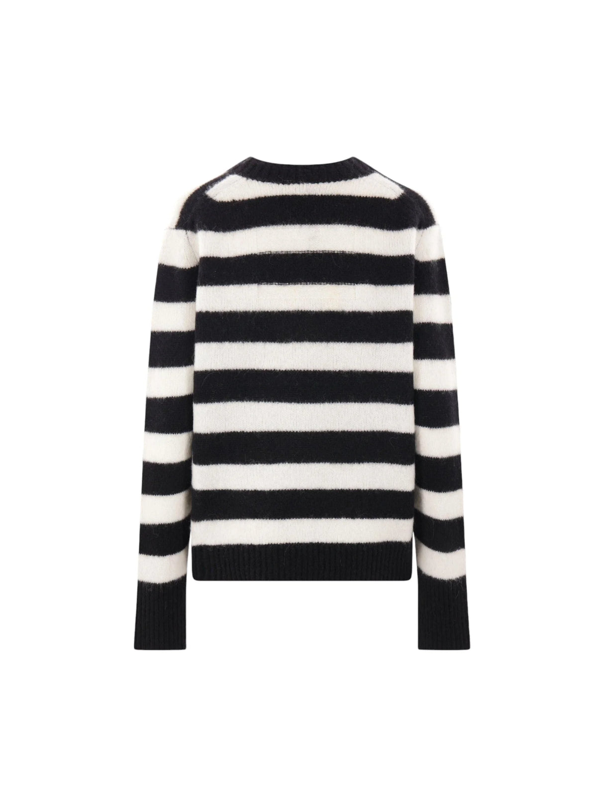 Striped Brushed Logo Sweater-MARC JACOBS-JOHN JULIA