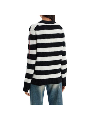 Pullover The Striped Brushed Logo Sweater