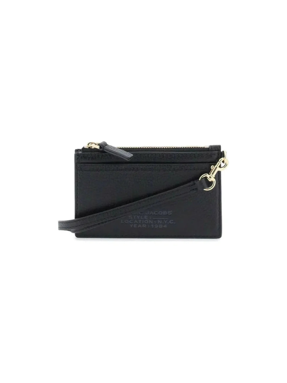 The Leather Top Zip Wristlet MARC JACOBS JOHN JULIA.