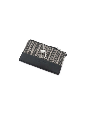 The Monogram Top Zip Wristlet Wallet MARC JACOBS JOHN JULIA.