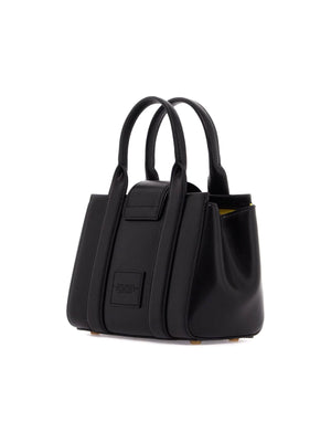 Turnlock Crossbody Tote Bag