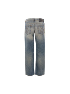 Washed Straight-leg Jeans-MARC JACOBS-JOHN JULIA