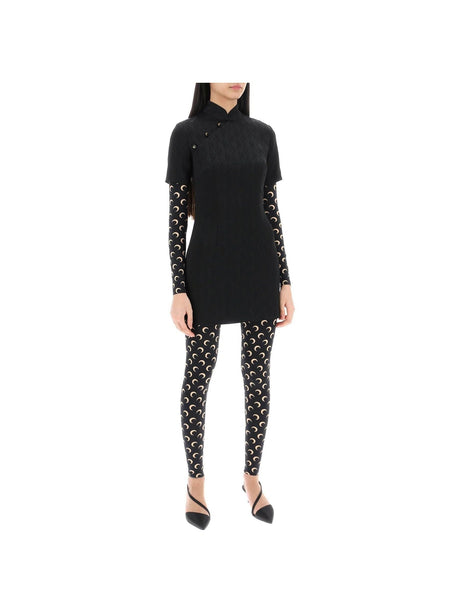 Moon Diamant Jacquard Mini Dress