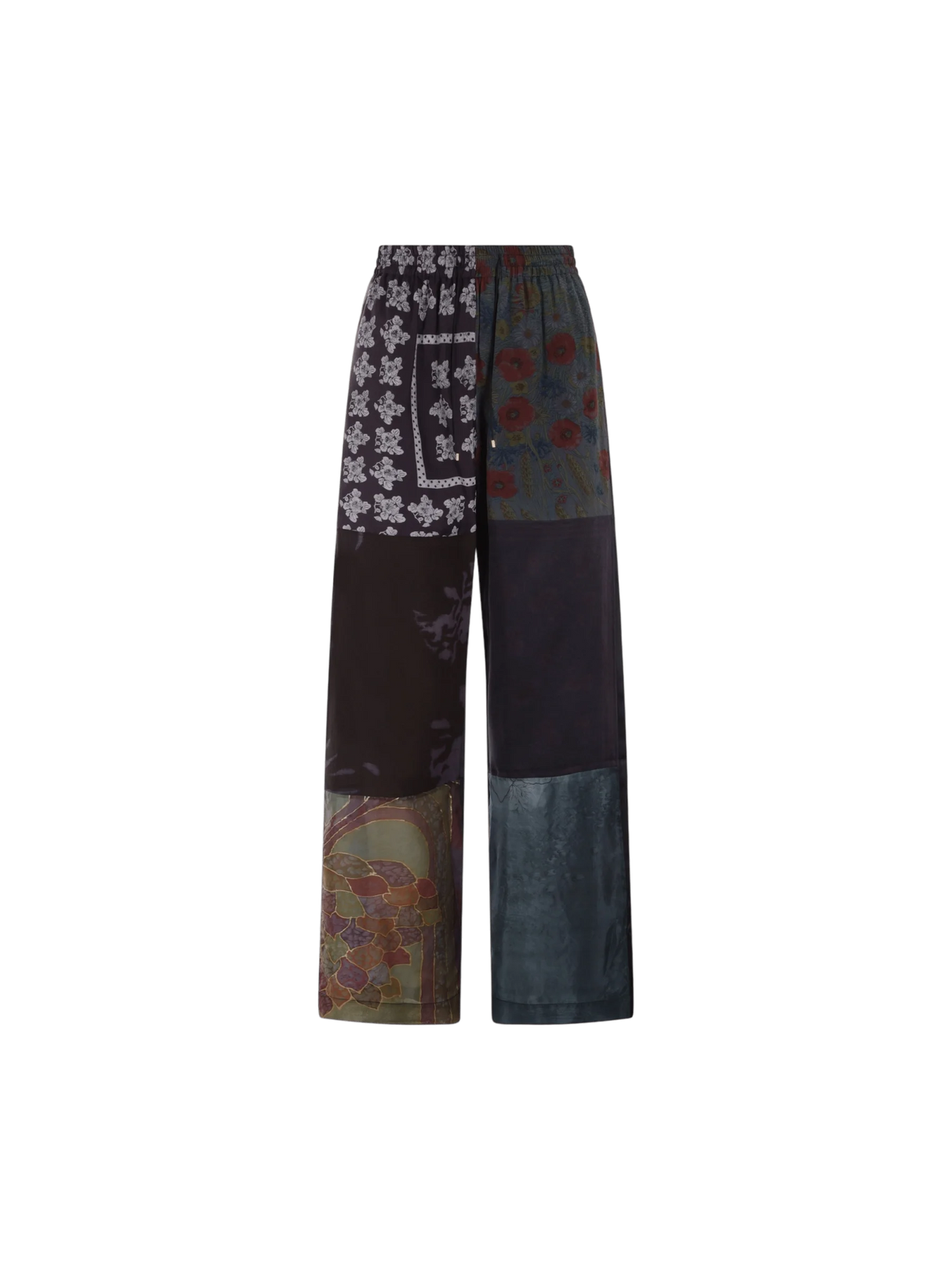 Regenerated Silk Pajama Pants-Marine Serre-JOHN JULIA