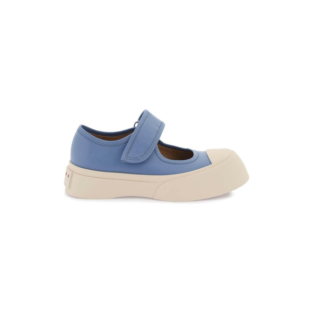 Blue Opal Pablo Mary Jane Nappa Leather Sneakers MARNI JOHN JULIA.