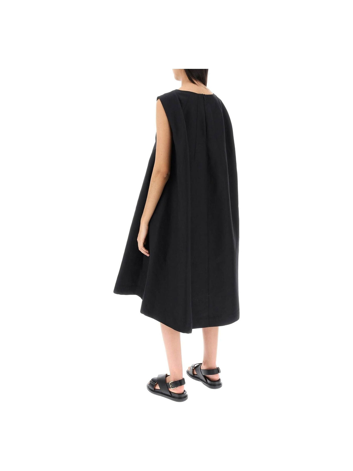 MARNI-Cotton Cady Cocoon Dress -JOHN JULIA.