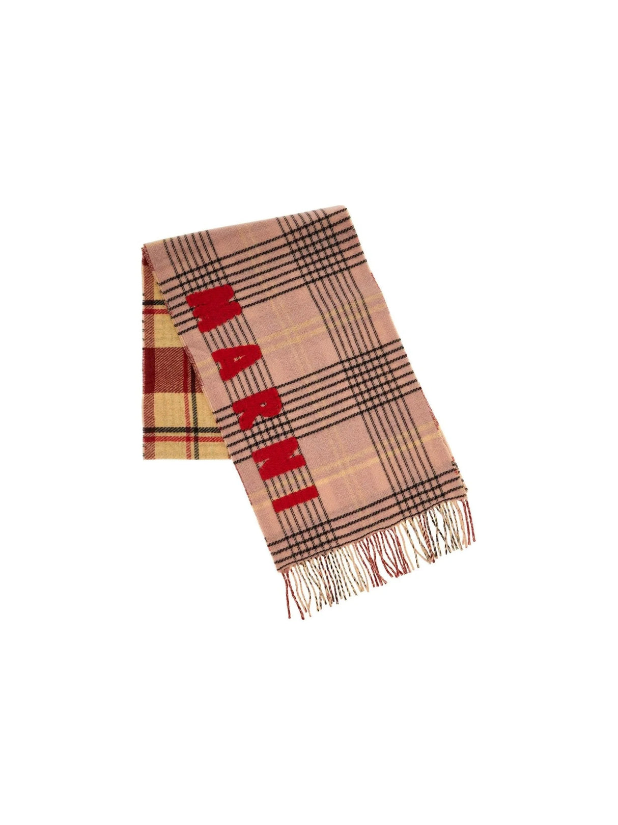 MARNI-Double Check Wool Scarf-JOHN JULIA