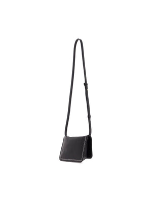 Flap Trunk Shoulder Bag With