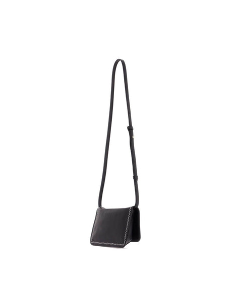 Flap Trunk Shoulder Bag With