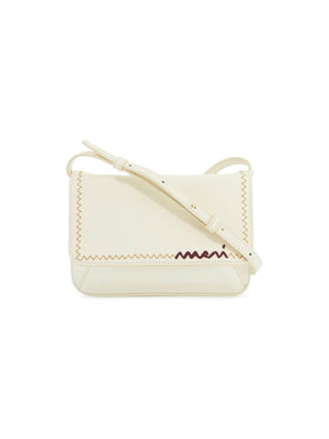 Flap Trunk Shoulder Bag With