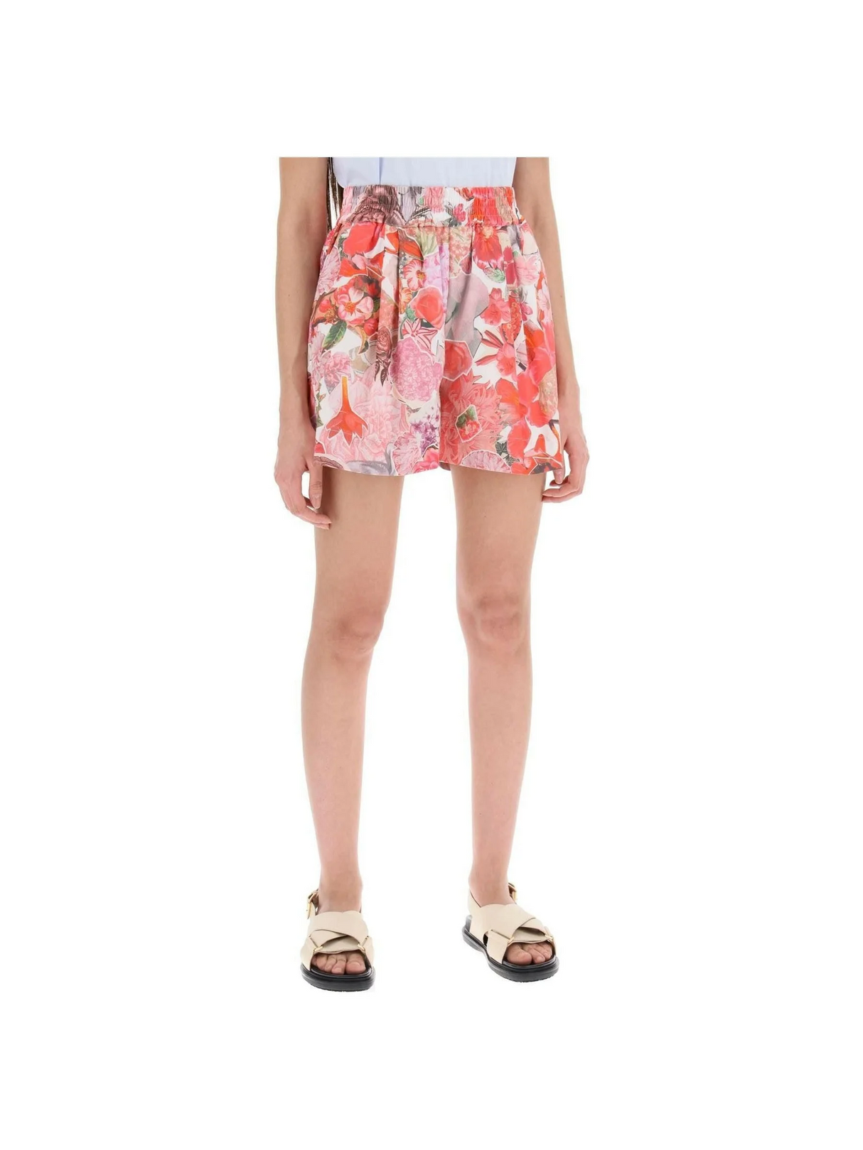 Floral Print Shorts MARNI JOHN JULIA.