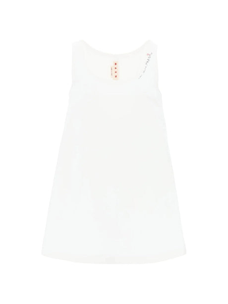 Hand-Embroidered Cotton Cady Dress - 34 - Women > Clothing > Dresses > Mini