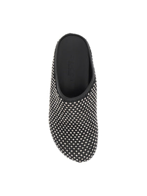 MARNI-Leather Fussbett Clogs Rhinestones-JOHN JULIA