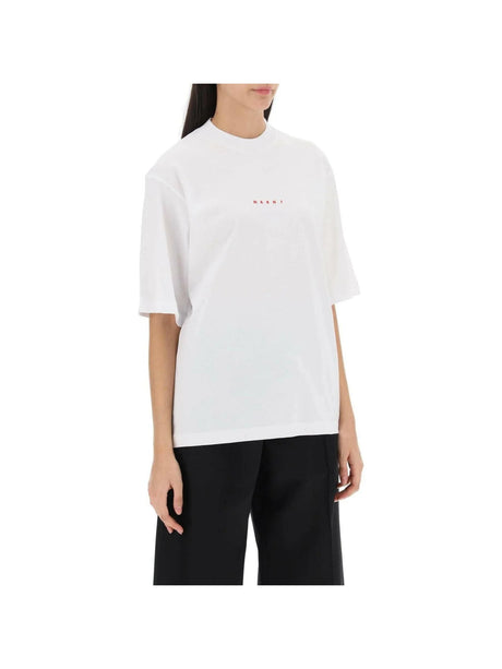 MARNI-Lily Organic Cotton Logo T-Shirt-JOHN JULIA