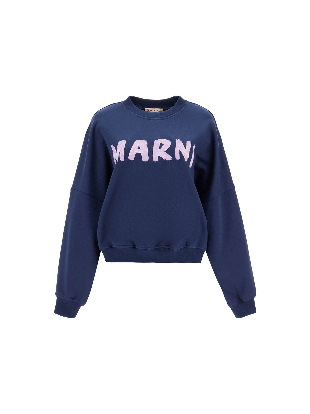 Logo Print Boxy Sweatshirt