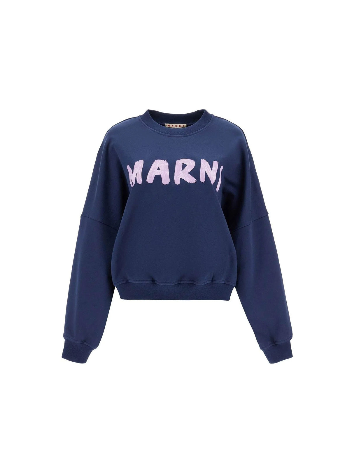 Logo Print Boxy Sweatshirt - Women > Clothing > Tops and Sweatshirts > Sweatshirts