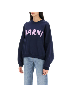 Logo Print Boxy Sweatshirt MARNI JOHN JULIA.