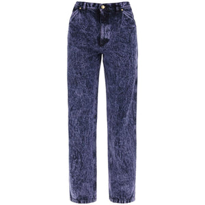 Marbleized Cotton Denim Jeans MARNI JOHN JULIA.