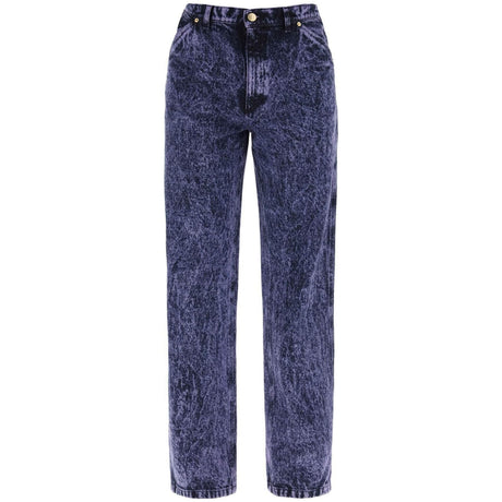 Marbleized Cotton Denim Jeans MARNI JOHN JULIA.