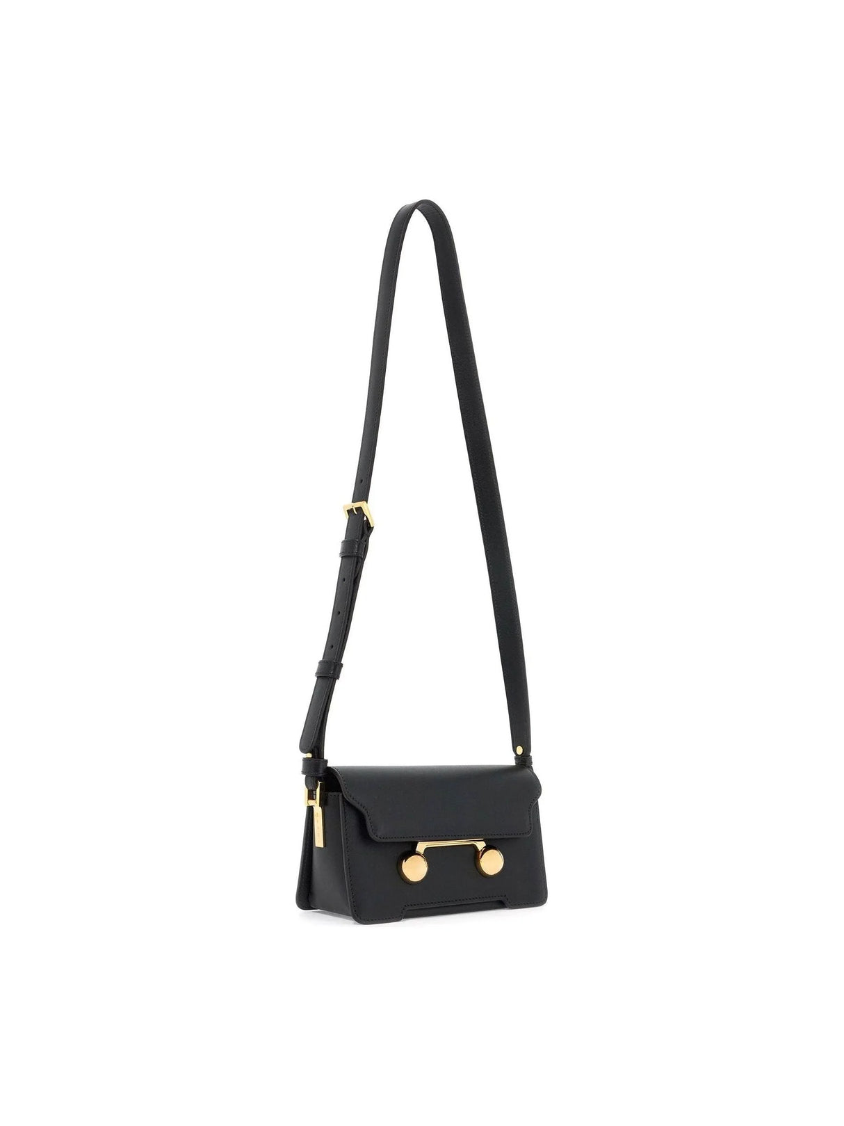 Sac a bandouliere en cuir noir Mini Trunkaroo pour femme de Marni JOHN JULIA